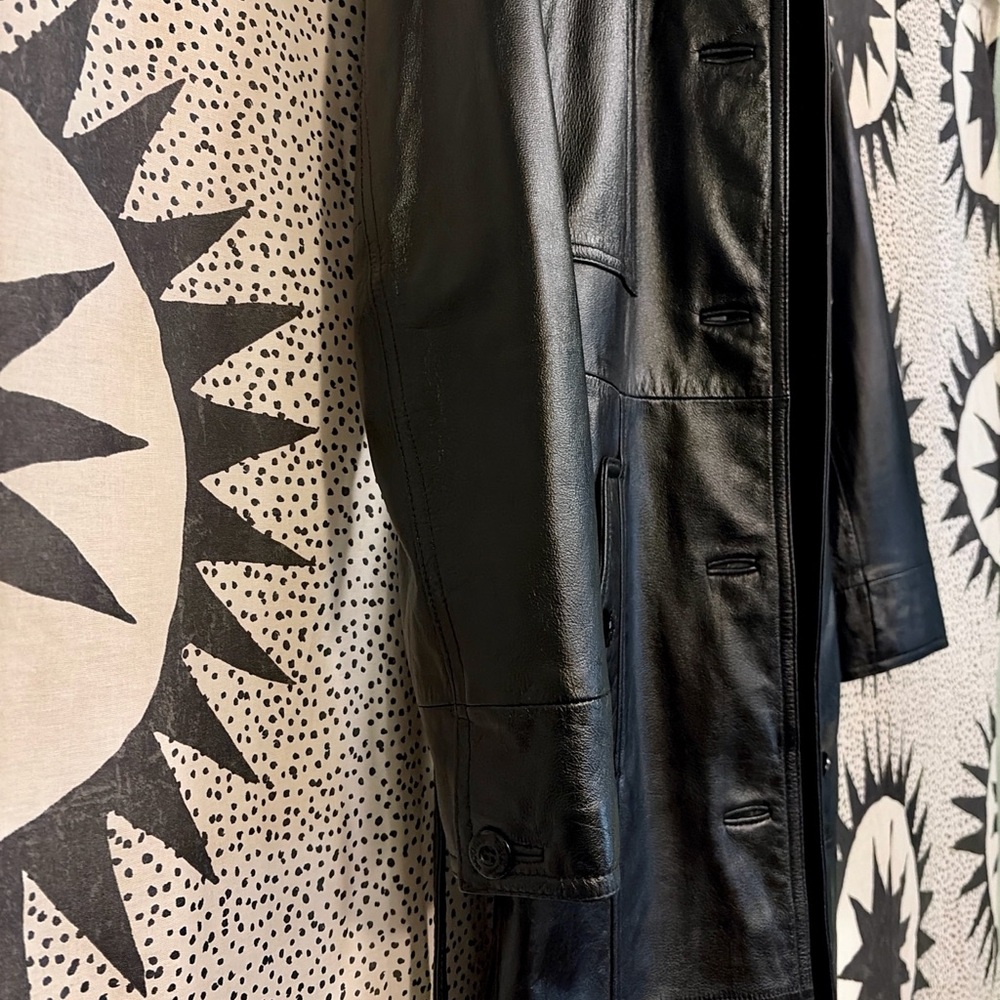 ⚡️RARE Vintage Wilson’s Maxima Genuine Leather Trench Coat⚡️ - Picture 6 of 7